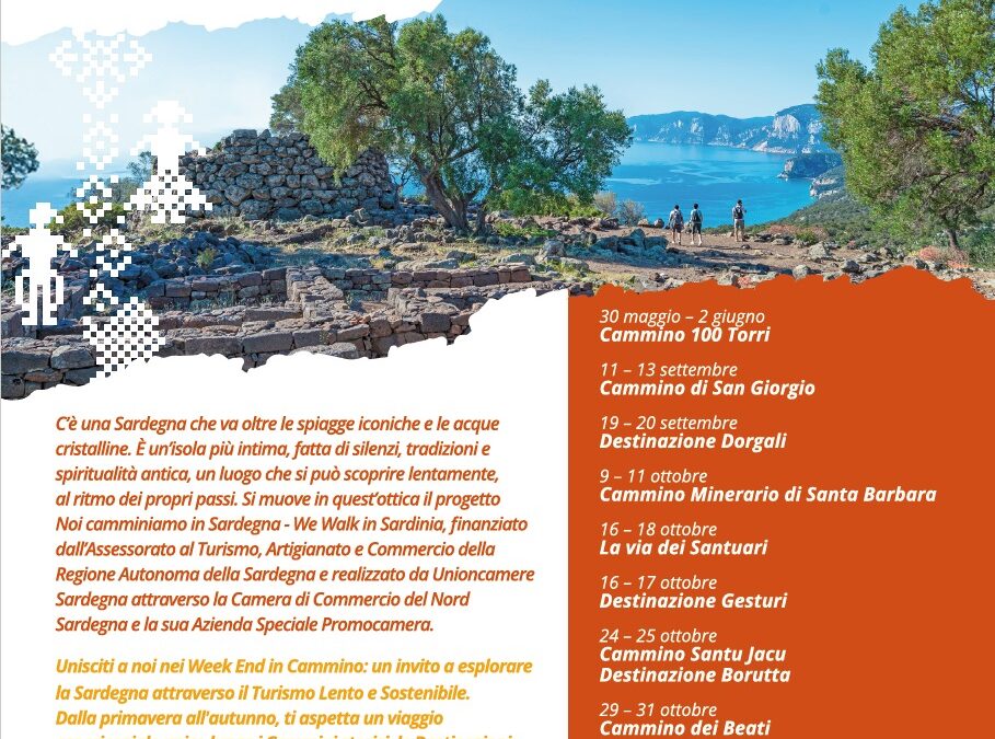 “Weekend in Cammino 2026”: scopri e prenota