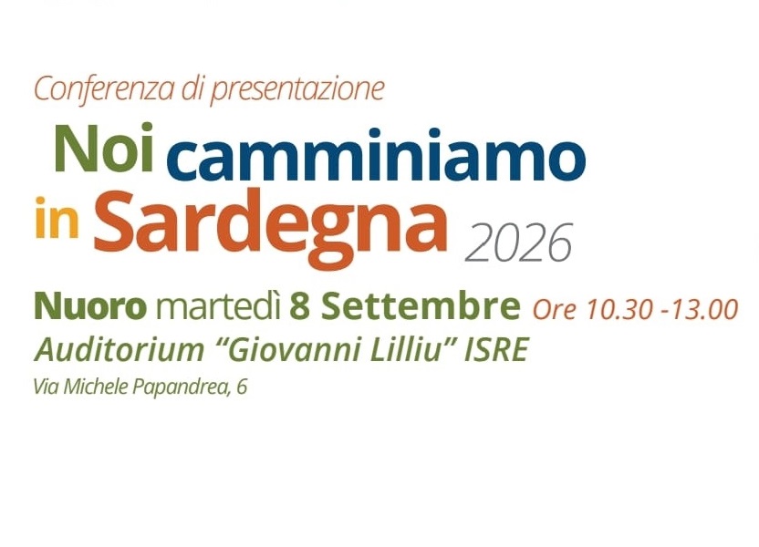 Nuoro ospita la conferenza di presentazione di Noi Camminiamo in Sardegna 2026